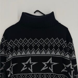 Perfect Moment x H&M The Cozy Knit Jacquard Knit Turtleneck Wool Blend Dress